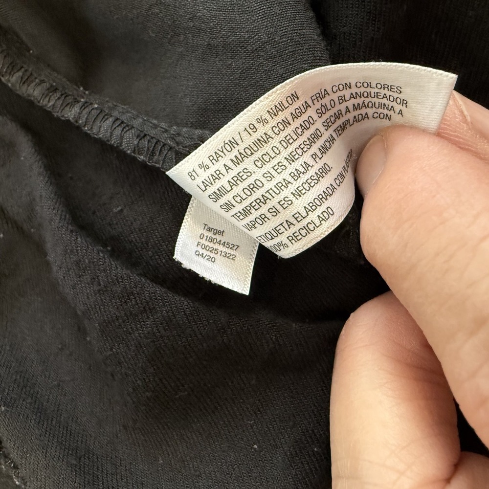 A New Day Pants‎ Women Small Black Pocketed Lightweight Tapered Casual 90s Look - Picture 7 of 11